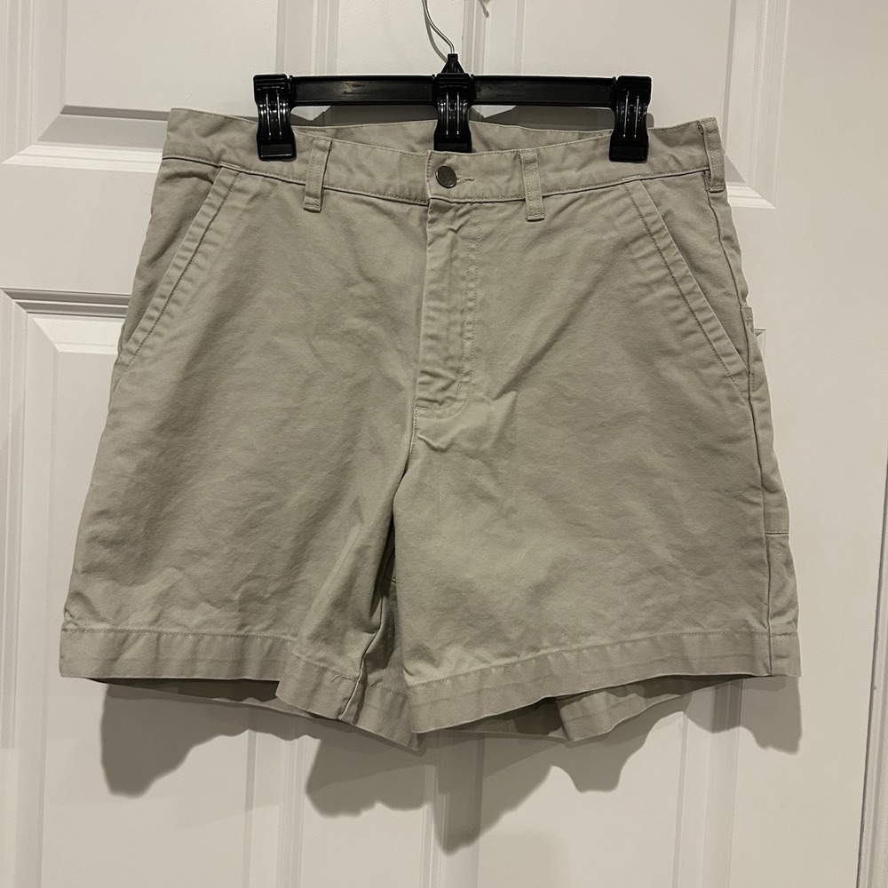 Patagonia Mens Stand Up Shorts 34 Stone Khaki Canvas 7" Inseam 57227 Spring 2016
